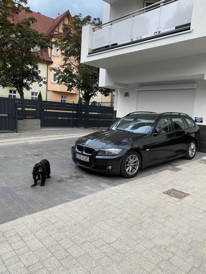 Apartmán Apartament Przy Parku Z Duzym Tarasem ,Prywatny Parking Svinoústí Exteriér fotografie